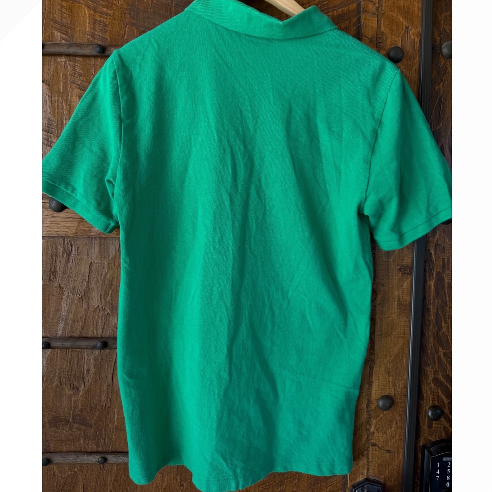 Polo Ralph Lauren Kids Green Short Sleeve Pique Polo Shirt Boys XL 18-20 - Picture 4 of 5